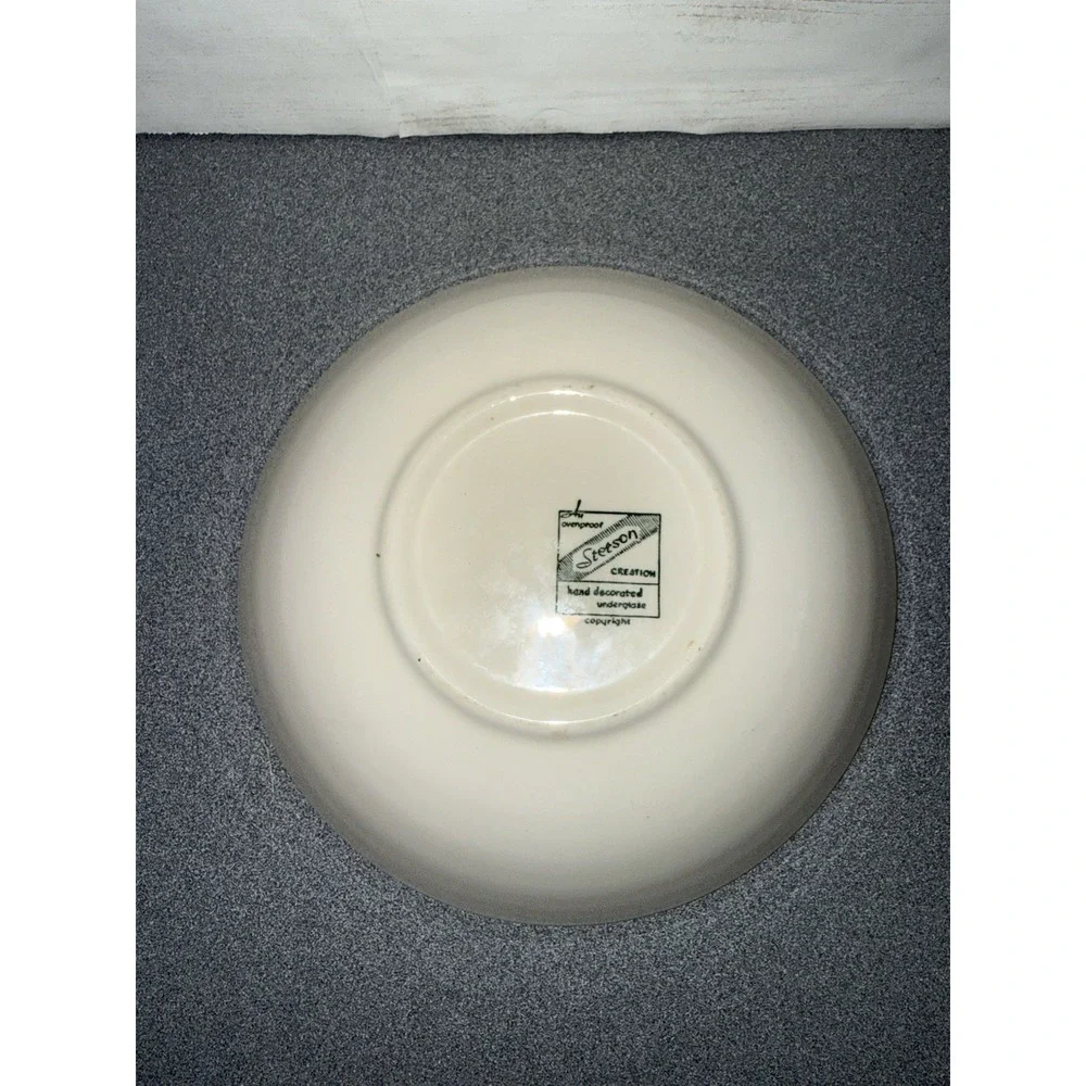Stetson‎ China Rose Flowers Bowl 8 3/4 